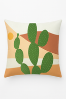 housse de coussin abstraite art plant 45x45 cm