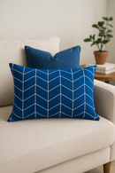 housse de coussin bleu motif animaux marins 30 x 50 cm