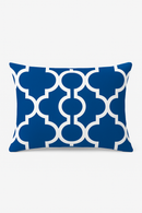 housse de coussin bleu motif animaux marins 30 x 50 cm