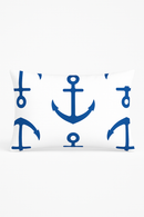housse de coussin bleu motif animaux marins 30 x 50 cm