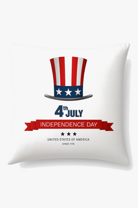 housse de coussin carrée imprimée love usa pour décoration festive