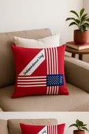 housse de coussin carrée imprimée love usa pour décoration festive