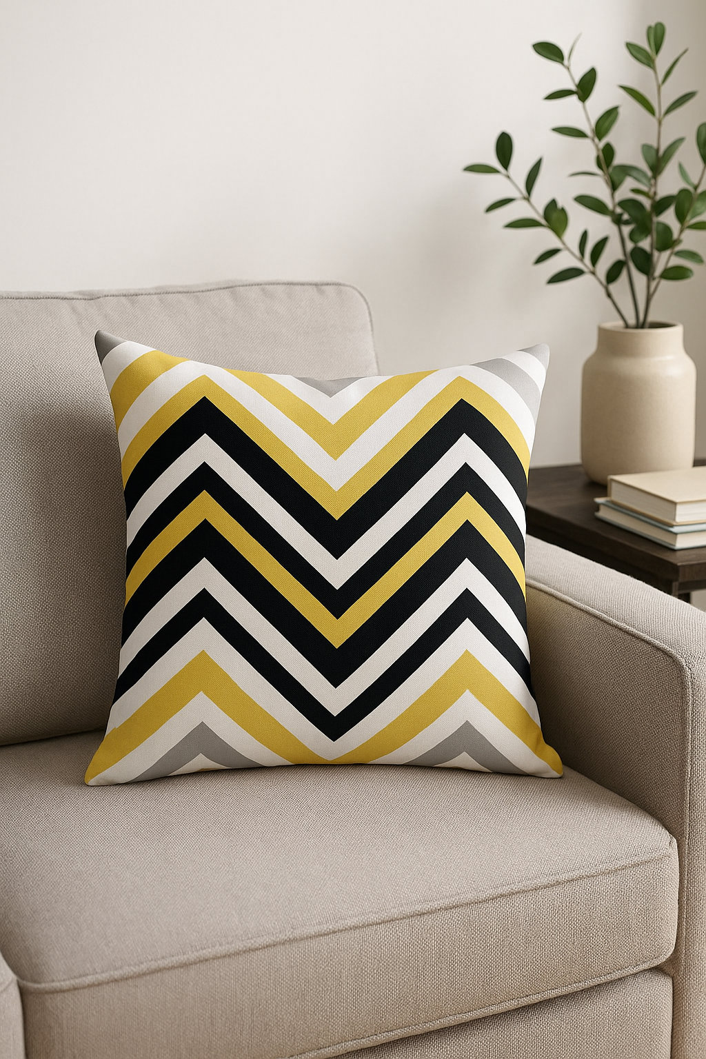 housse de coussin carrée tournesols motifs jaune créatif 45x45 cm - vue 3 sur 2