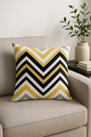 housse de coussin carrée tournesols motifs jaune créatif 45x45 cm