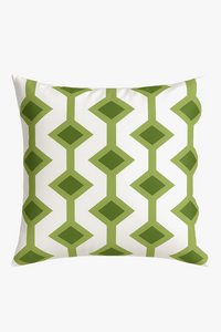 housse de coussin créative avec feuilles vertes pour un style unique