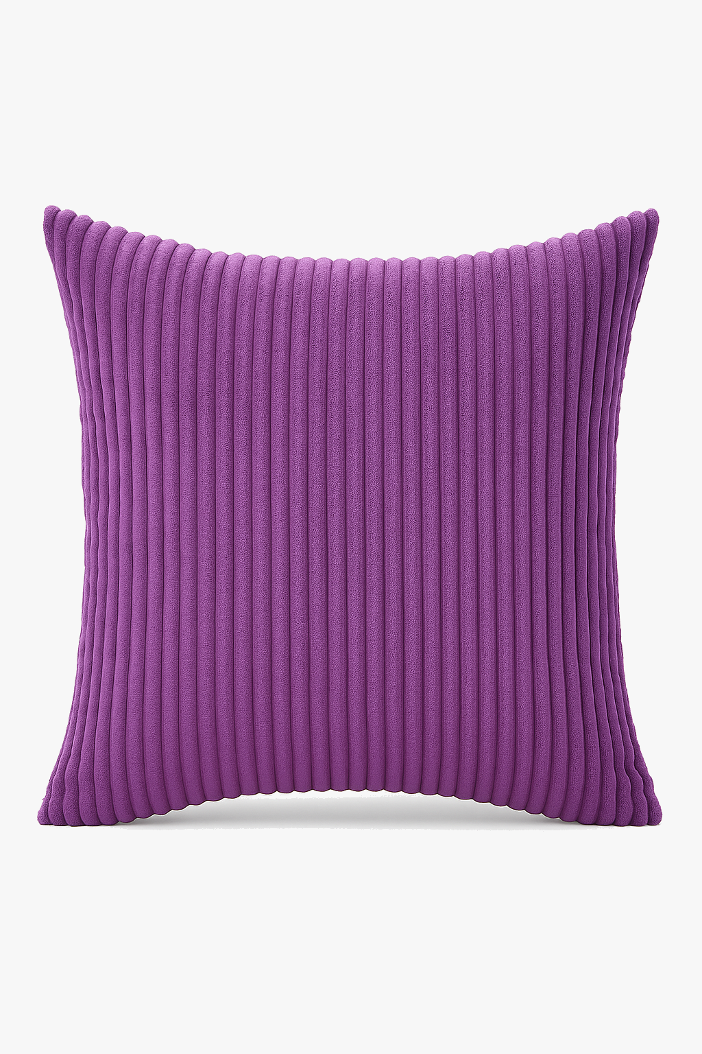 housse de coussin décorative en velours côtelé rayé disponible en plusieurs tailles