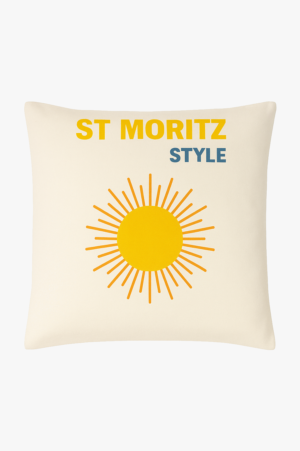 housse de coussin décorative luxe motif citron abstrait