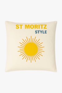 housse de coussin décorative luxe motif citron abstrait