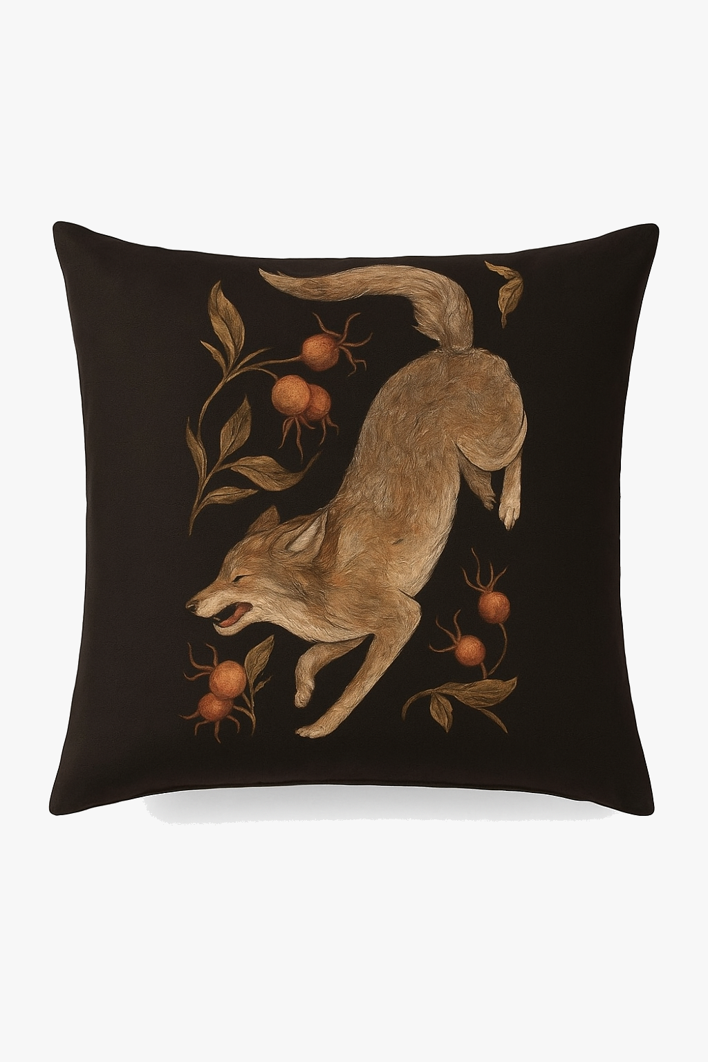 housse de coussin décorative motif animaux colorés et ludiques