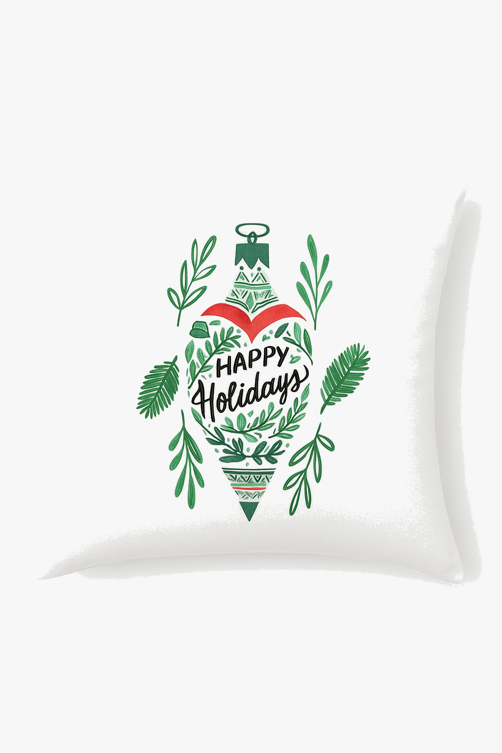 housse de coussin de noël rouge pour décoration intérieure
