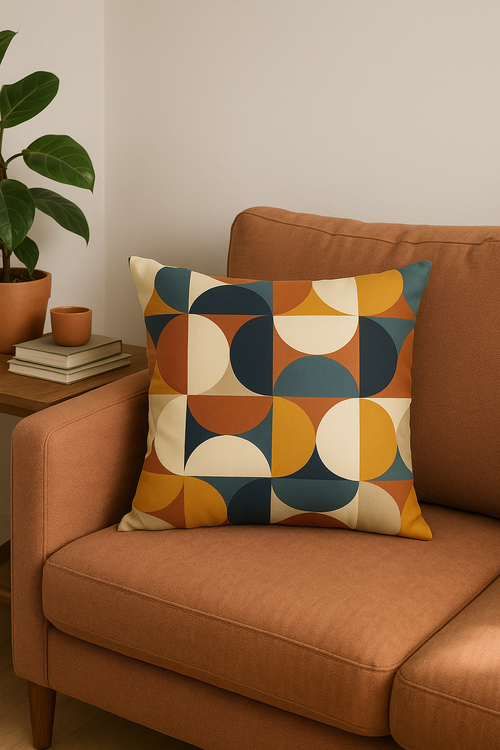 housse de coussin décorative abstraite nordique pour intérieur - vue 2 sur 2