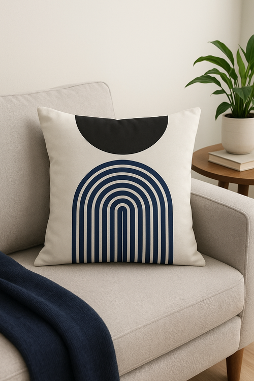 housse de coussin décorative abstraite pour la maison et le bureau - vue 2 sur 2