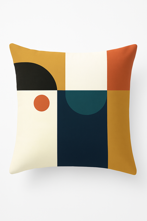 housse de coussin décorative abstraite style nordique pour salon