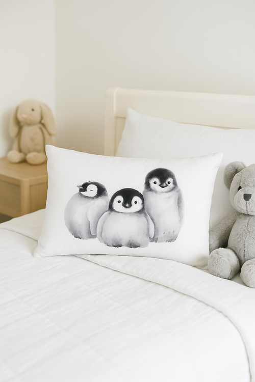 housse de coussin décorative avec motif animaux mignons - vue 2 sur 2