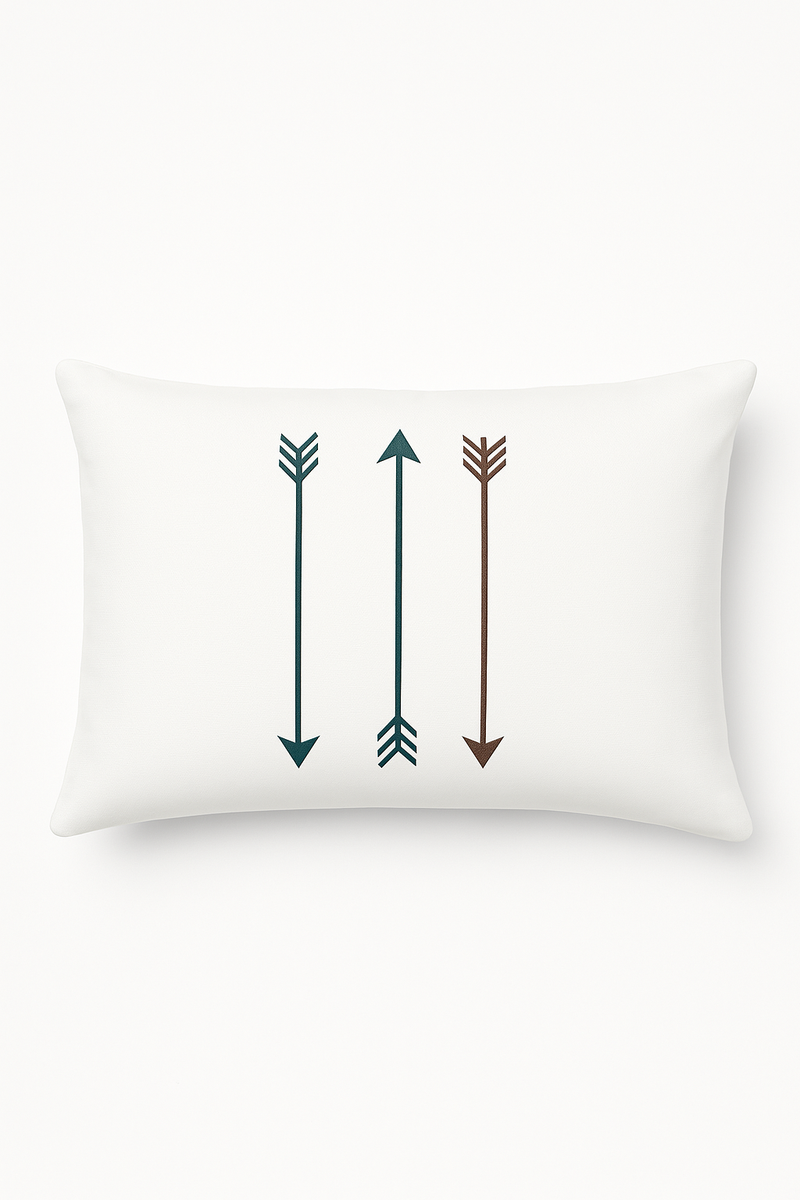 housse de coussin décorative géométrique noir et jaune 30 x 50 cm