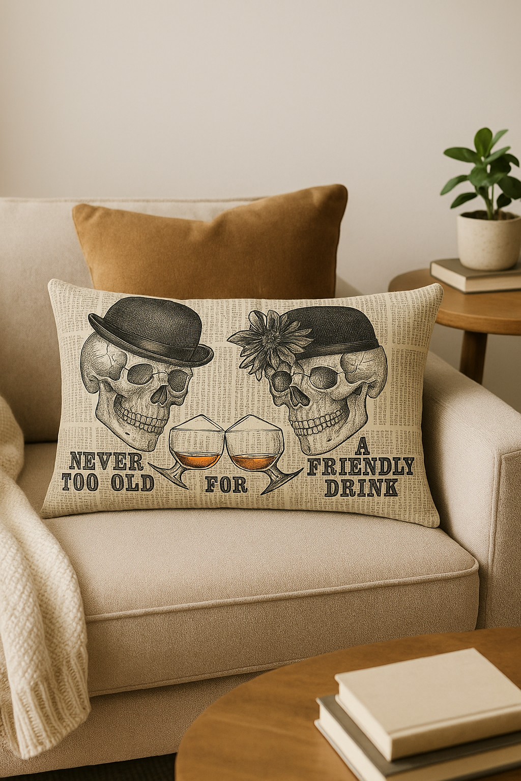 housse de coussin décorative motif animaux mignons pour canapé