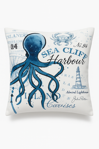 housse de coussin décorative motif tortue marine en forme originale