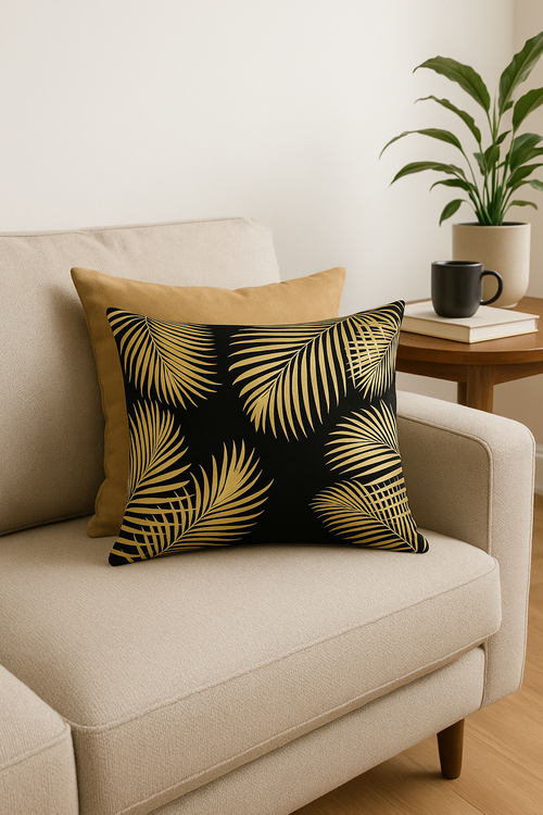 housse de coussin décorative tropicale imprimée 30 x 50 cm - vue 3 sur 2