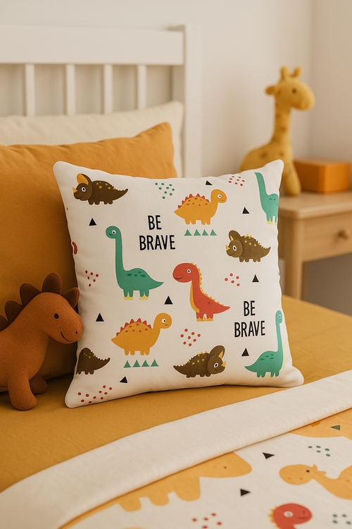 housse de coussin dinosaure mignon pour canapé et voiture