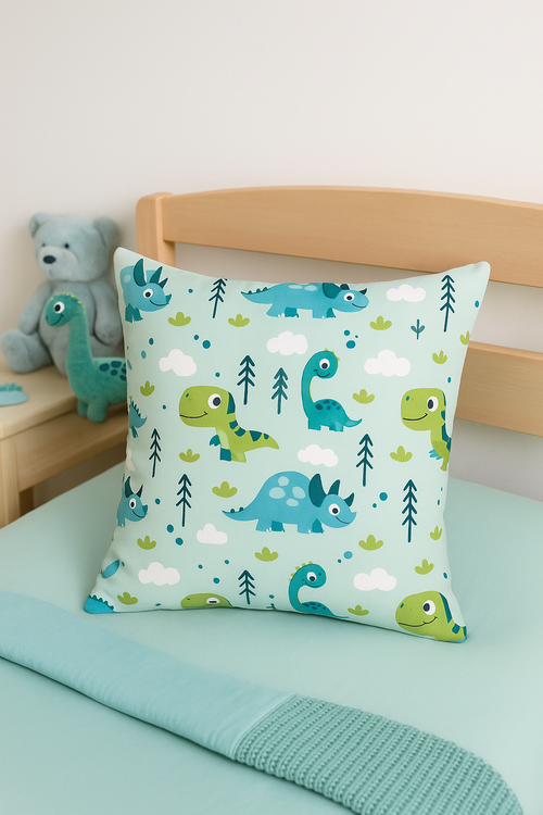 housse de coussin dinosaure mignon pour décoration intérieure élégante - vue 2 sur 2