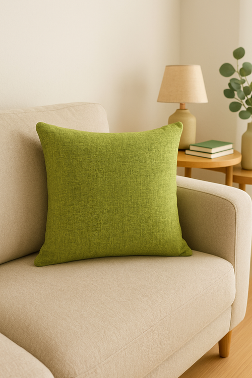 housse de coussin en lin épais personnalisable pour décoration intérieure - vue 2 sur 2