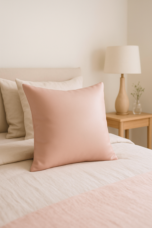 housse de coussin en similicuir pour décoration moderne - vue 2 sur 2