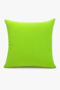 housse de coussin en velours côtelé rayé disponible en plusieurs tailles