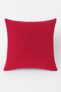 housse de coussin en velours côtelé coloris uni 40 à 70 cm