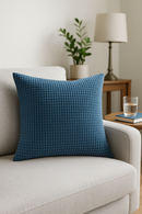 housse de coussin en velours côtelé décoratif pour canapé ou lit