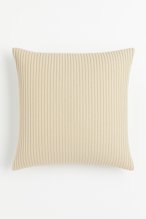 housse de coussin en velours côtelé rayé 45 à 60 cm