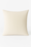 housse de coussin en velours côtelé rayé disponible en plusieurs tailles