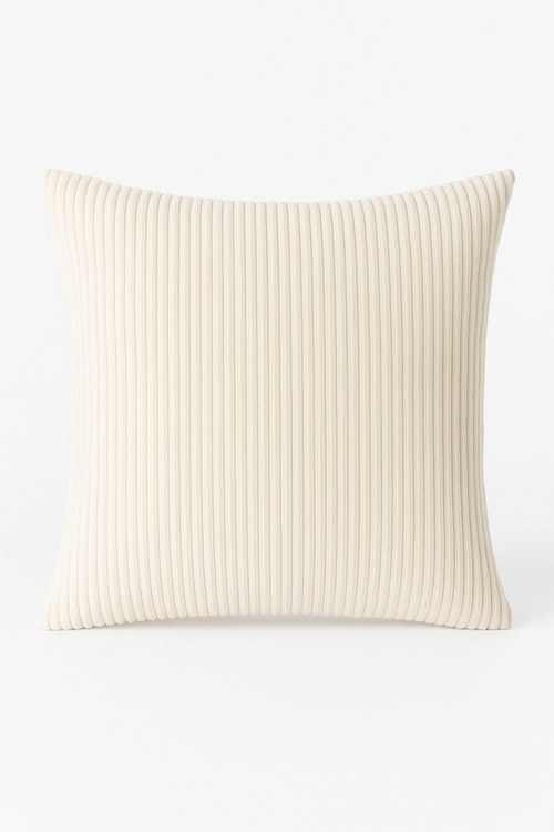 housse de coussin en velours côtelé rayé disponible en plusieurs tailles