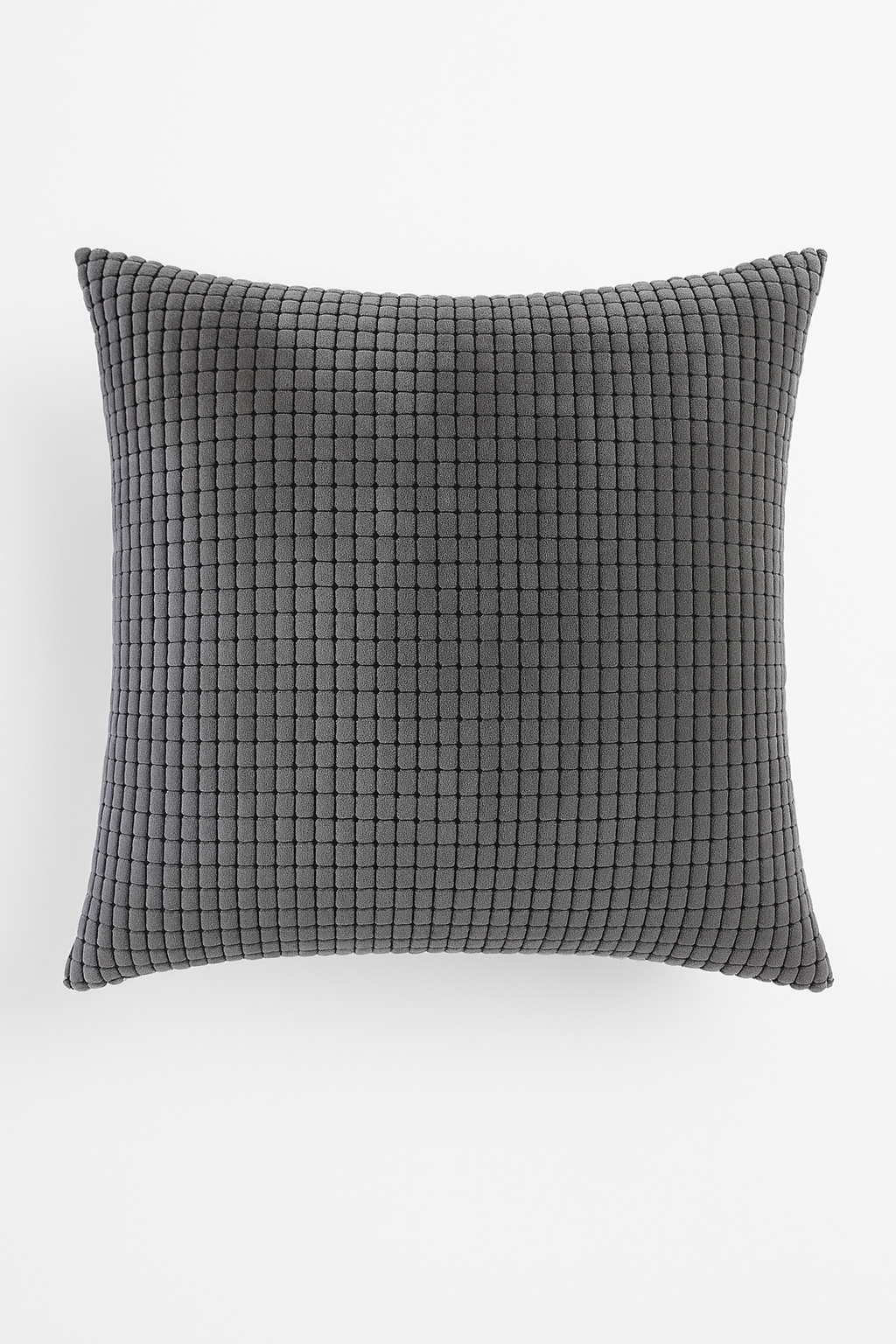 housse de coussin en velours côtelé unie 40 à 70 cm