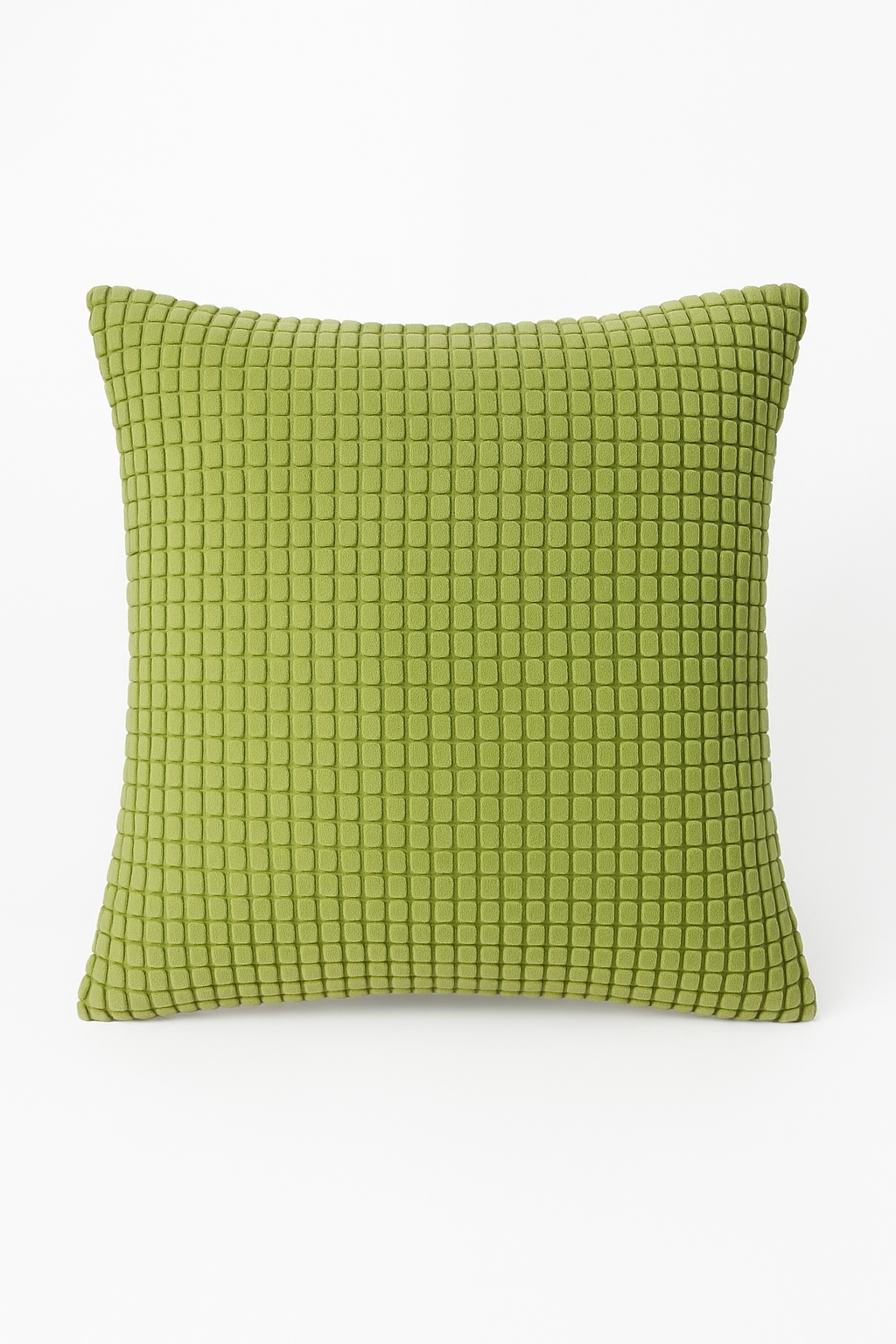 housse de coussin en velours côtelé unie 40 à 70 cm
