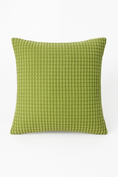 housse de coussin en velours côtelé unie 40 à 70 cm