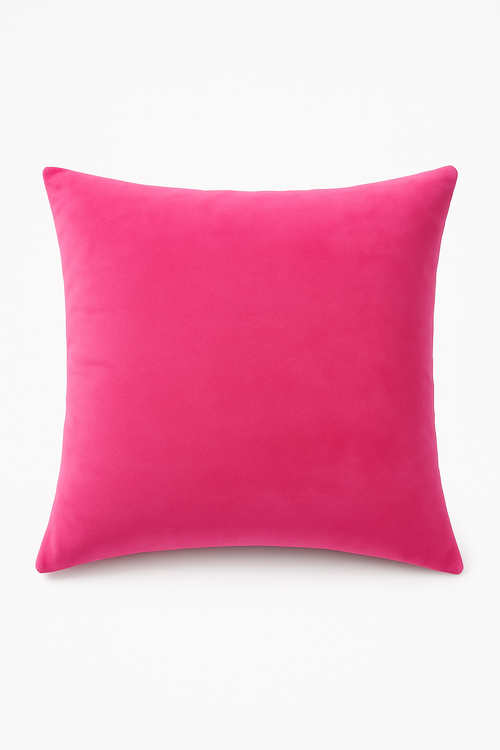 housse de coussin en velours doux personnalisable 25 couleurs