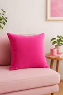 housse de coussin en velours doux personnalisable 25 couleurs