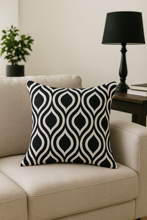 housse de coussin extérieure imperméable motif jardin élégant - vue 2 sur 2