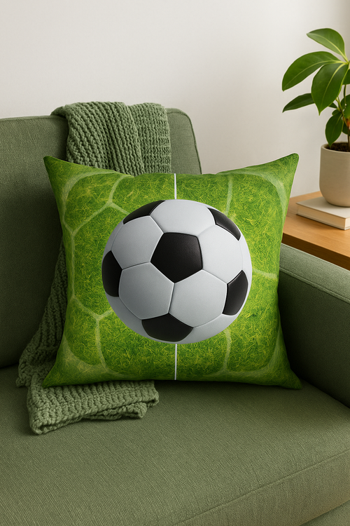 housse de coussin football pour passionnés de sport - vue 2 sur 2