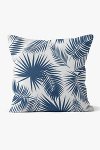 housse de coussin géométrique bleu marine moderne et élégante