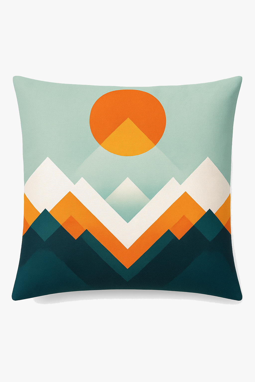 housse de coussin géométrique fleurs sauvages couleurs vives décoratif