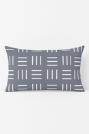 housse de coussin géométrique gris patchwork décorative pour intérieur