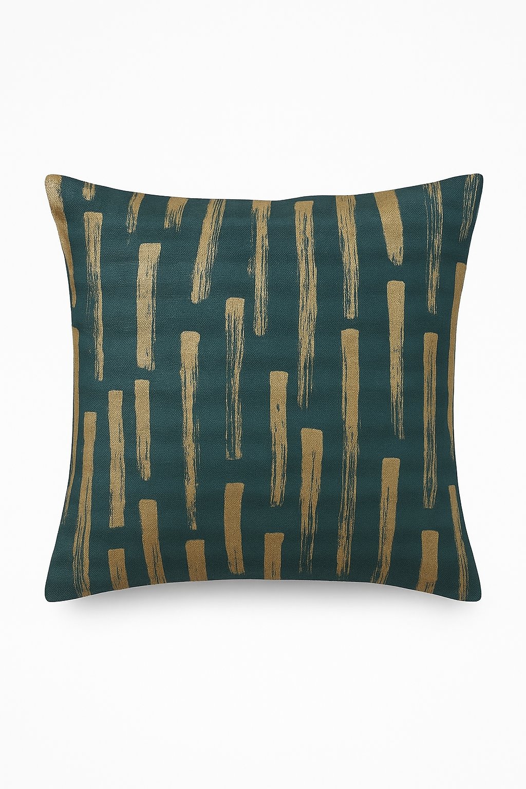 housse de coussin géométrique style ethnique couleur or luxueuse