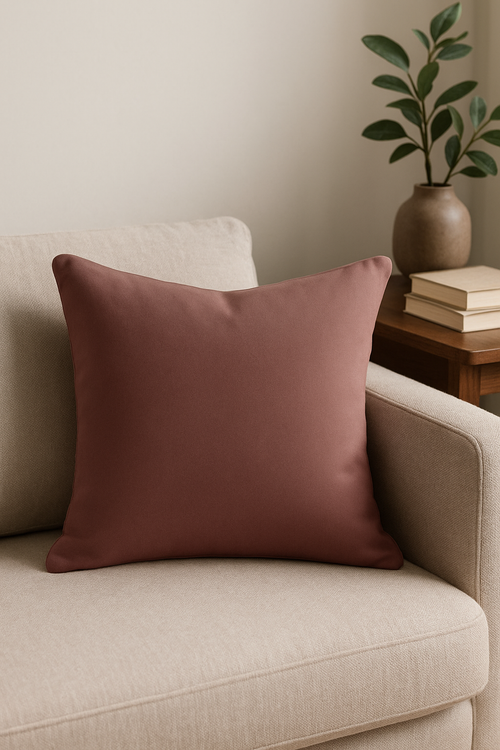 housse de coussin imperméable en sergé sur mesure pour intérieur extérieur - vue 2 sur 2