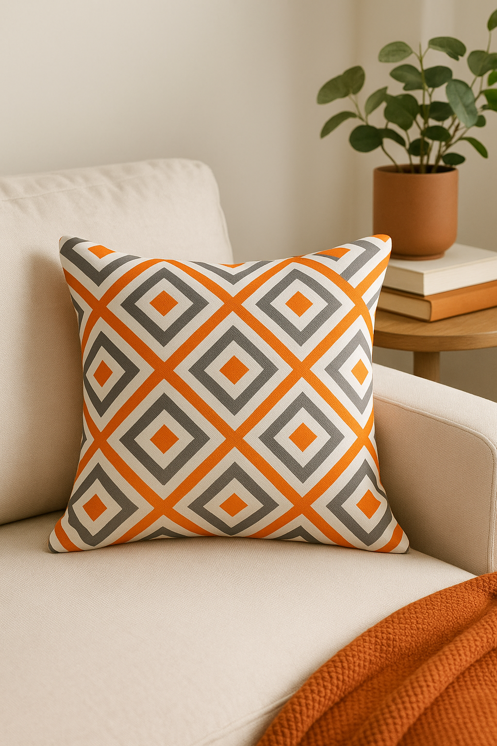 housse de coussin imperméable imprimée pour extérieur jardin terrasse