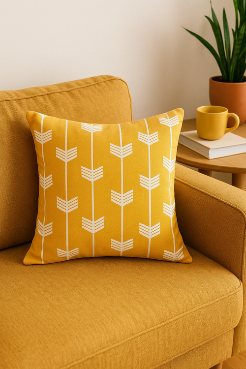housse de coussin imperméable imprimée pour extérieur jardin terrasse - vue 2 sur 2