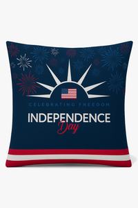 housse de coussin imprimée love usa pour célébrer l'indépendance américaine