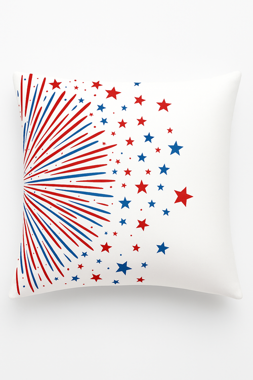 housse de coussin imprimée love usa pour décoration festive