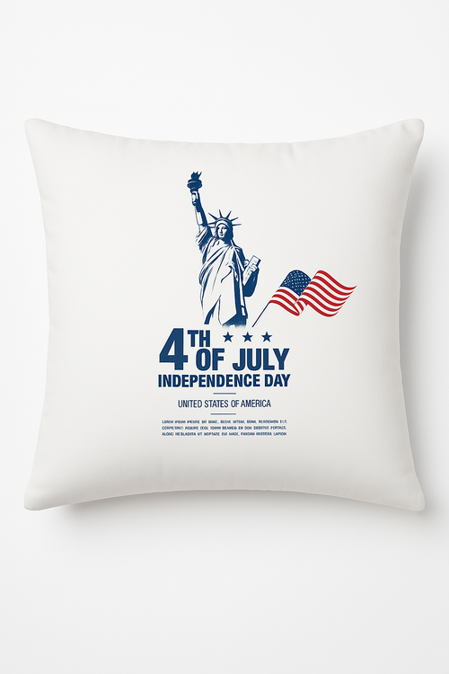 housse de coussin imprimée love usa pour décoration intérieure