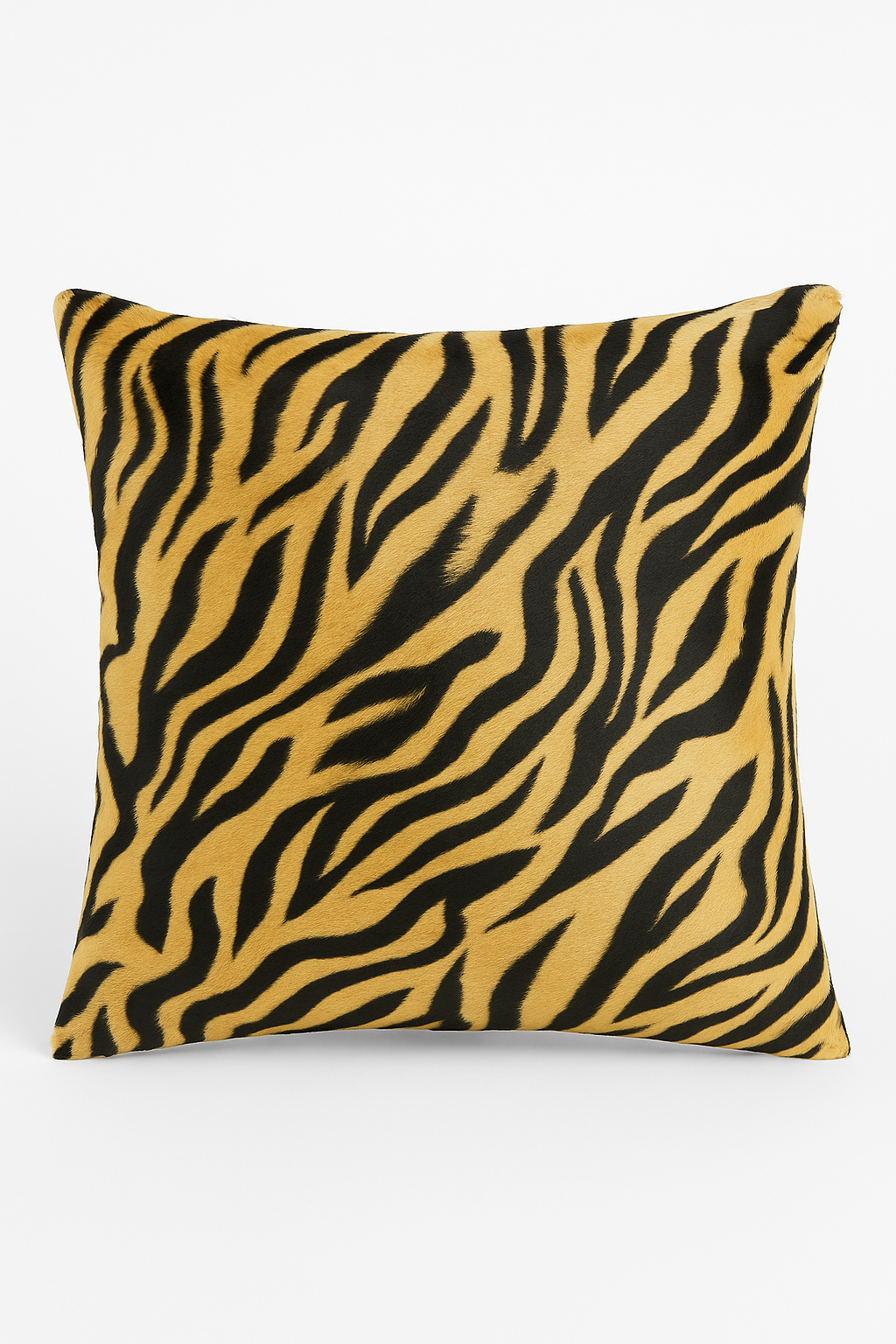 housse de coussin léopard en peluche courte 45x45 ou 60x60 cm